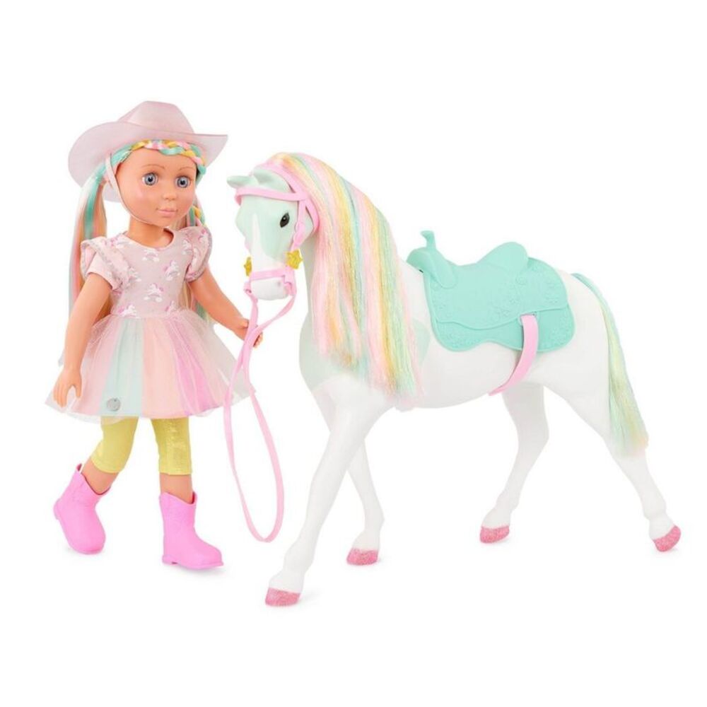 14" Gia & Gypsy Fashion Doll and Toy Horse Playset